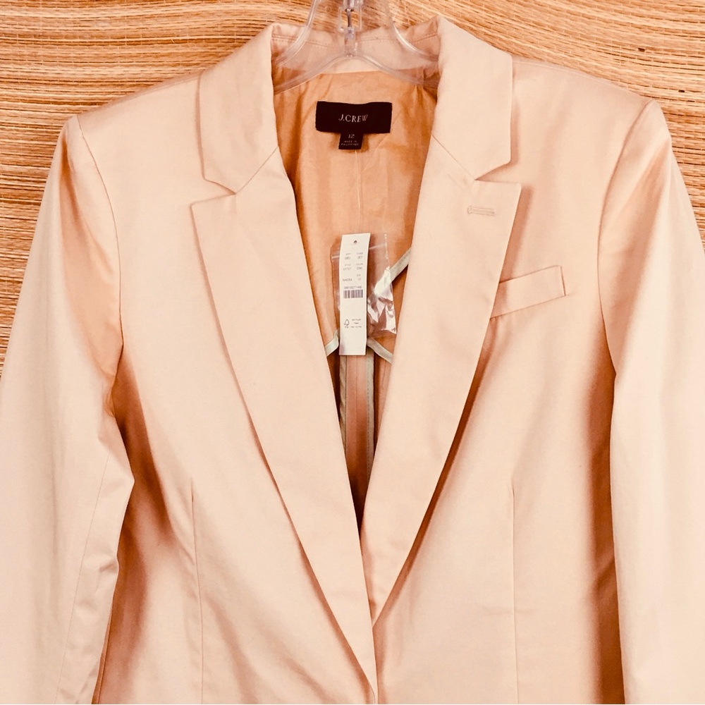 NWT J.Crew Alfie Blazer-12 & D-Ring Chino-14 Sat /Suit Gramercy Twill Peach - Picture 7 of 16